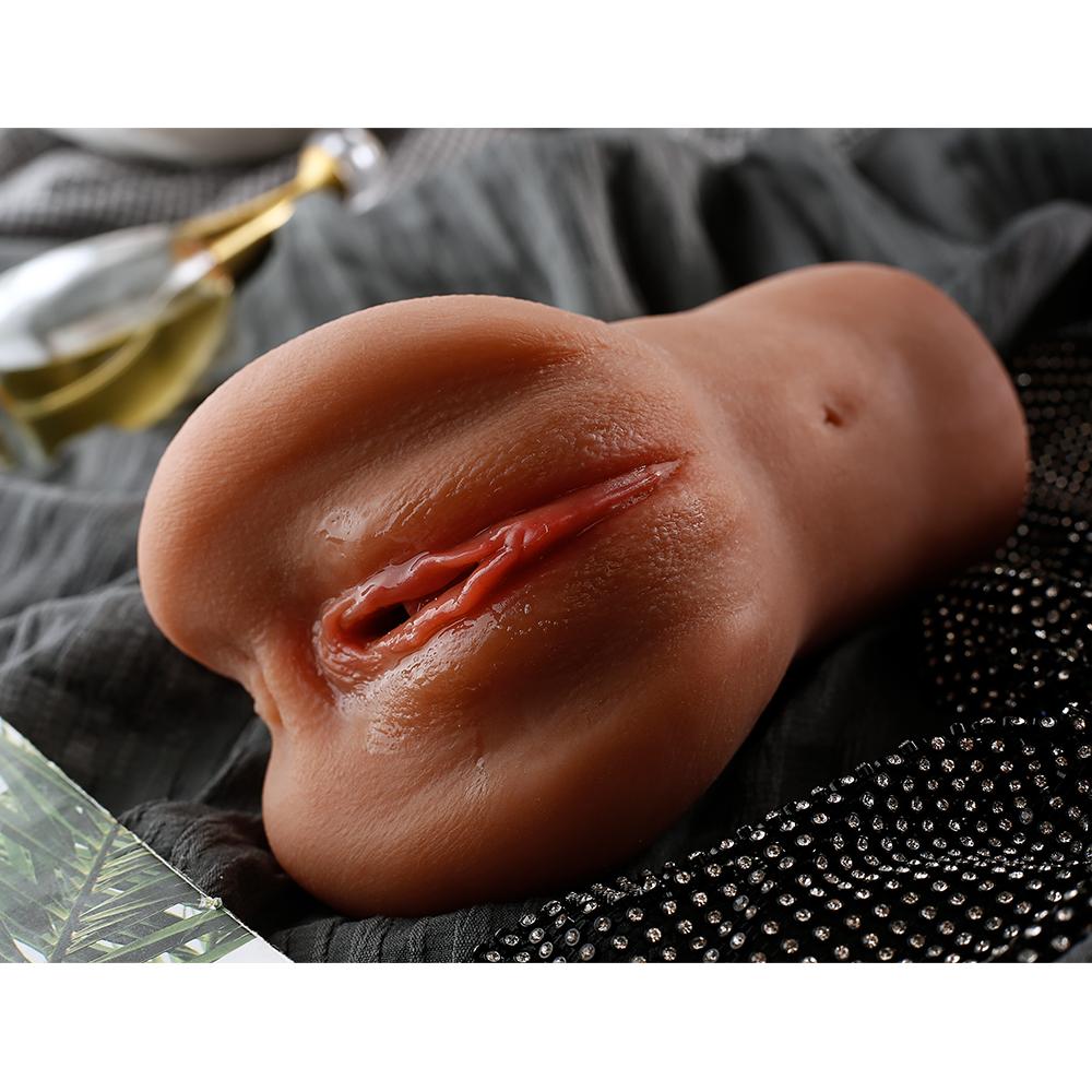 2 In 1 Male Masturbator Adult Sex Toys, 3D Textured with Sexy Realistic Vagina Tight Anus, Mens Stroker Sex Doll for Man Masturbation 900g