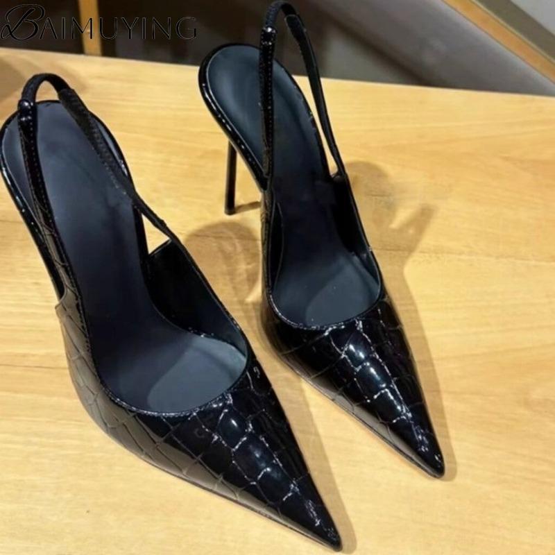 Summer High Heels Sandals Pointed Toe Shoes Women Sexy Slippers 2025 Trend Dress Stilettos Pumps Brand Elegant Zapatos De Mujer