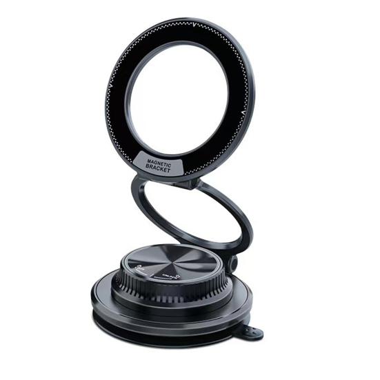 Magnetic Phone Holder Universal 360° Car Mount Rotation Adjustable Strong Vacuum Suction