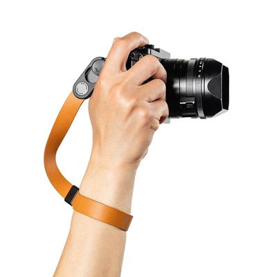 Peak Design Quick Release Cuff Wrist for Compact and Cameras Strap, Leather, Amber, LRS-WR-AM-1, Point-and-Shoot