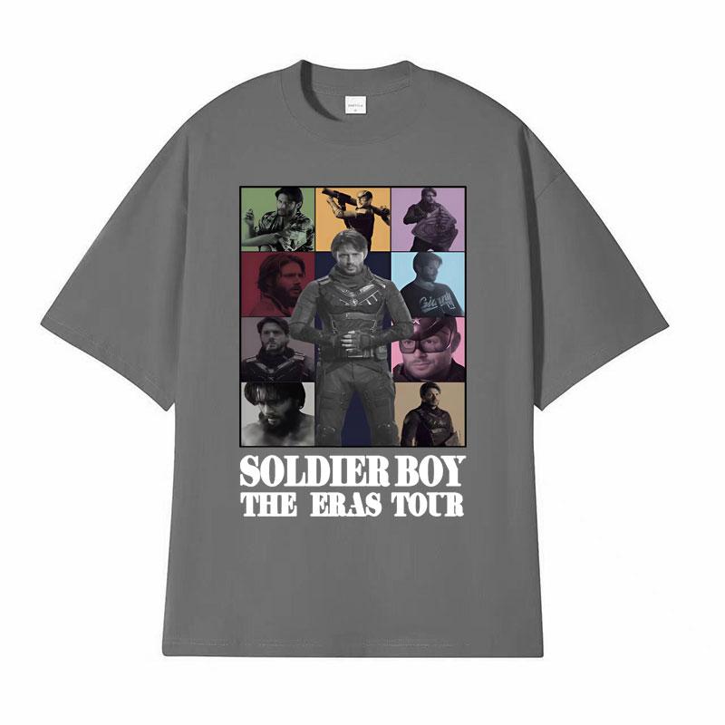 Limited Soldier Boy The Eras Tour T Shirt The Homelander The Boys Season 4 Tshirts for Unisex 90s Vintage Fashion Oversized Tshirt