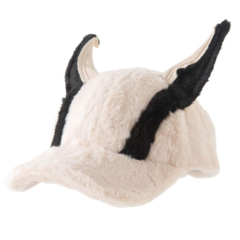 

Popular Plush Baseball Hat with Dog Ears Windproof Outdoor Activity Hat Long Brim Adjustable Skull Caps for Everyday Use білий/бежевий