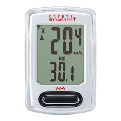 CAT EYE VELO WIRELESS+ CC-VT235W Bicycle Speedometer - Water-resistant, Backlight, Time Display, Calorie Counter, Japanese Instruction Manual Included