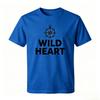 Unisex 100 Cotton Tshirt Wild Heart Vintage Compass Graphic Print Oversize Outdoor Adventure Short Sleeve Tee