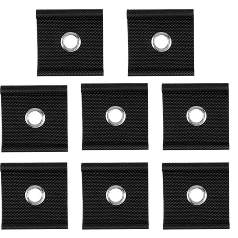 Awning Installation Awning Piping Eyelets Awning Piping Bands Piping Eyelets Hook Camping Hook Rack Awning Rail Stopper черный 8 шт