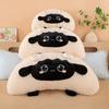 Cute Sheep Plush Pillow With Short Plush Material For Kids Bed Decor