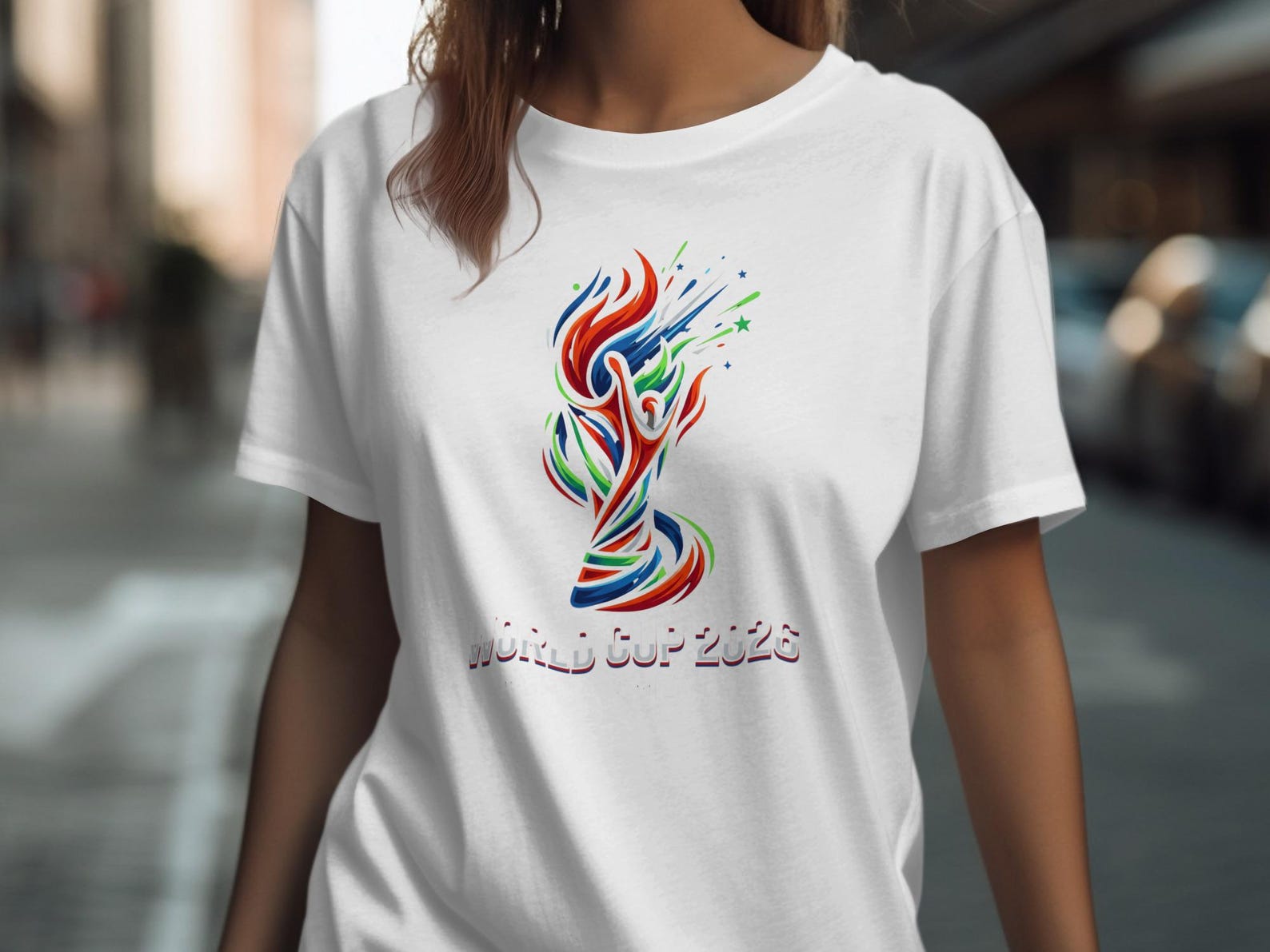 World Cup 2026 North America Soccer T-Shirt, Football Fan Apparel, Global Sports Tee XL
