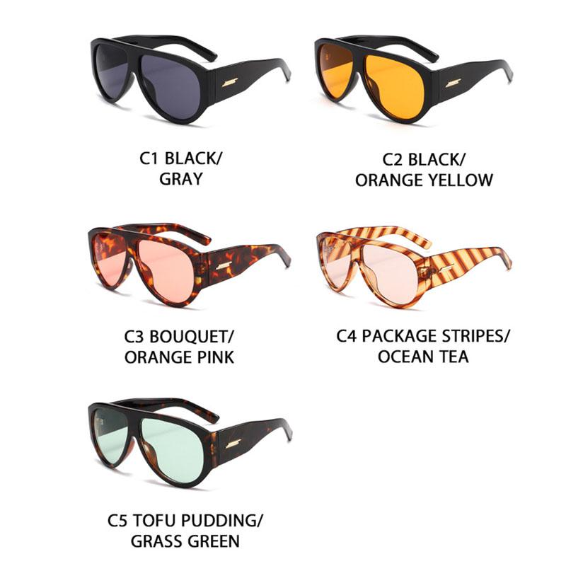 SO&EI Oversize Tinted Goggles Sunglasses UV400