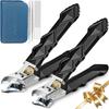 Toenail Clippers for Thick Toenails, Nail Clippers for Men with Wide Jaw Opening, Heavy Duty Ingrown Toe Nail Clippers with Long Handle for Seniors,