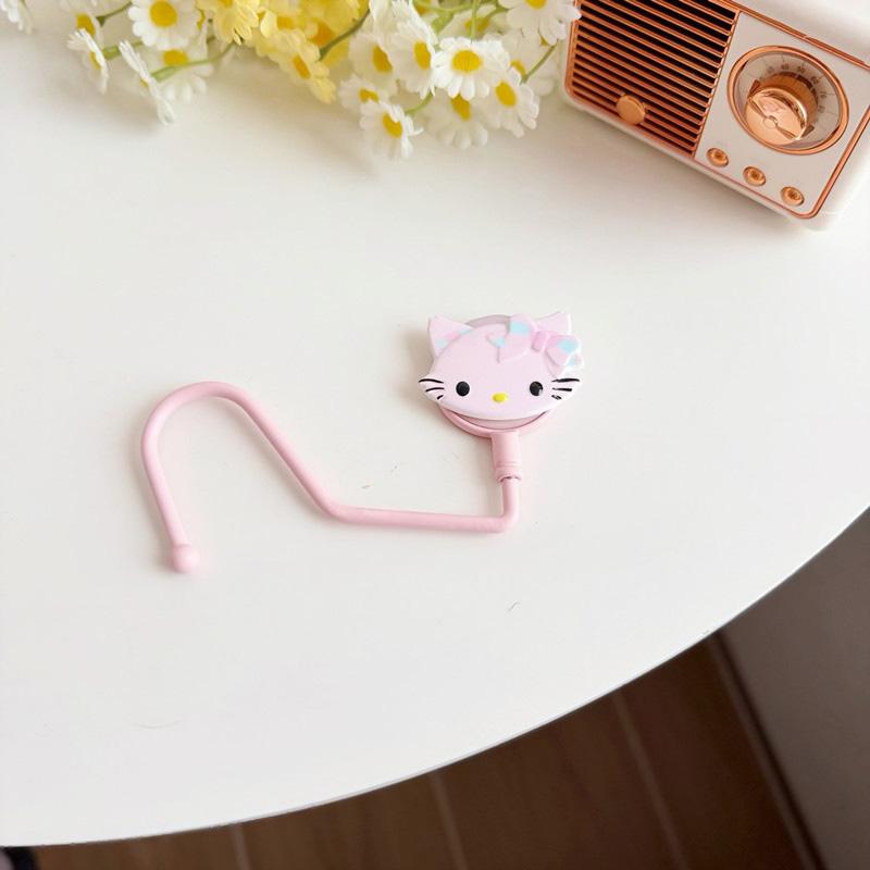 Hello Kitty Hook Kuromi My Melody Hooks Desktop Hooks for Hanging Bag Cap Cup Data Cable Desktop Organizer