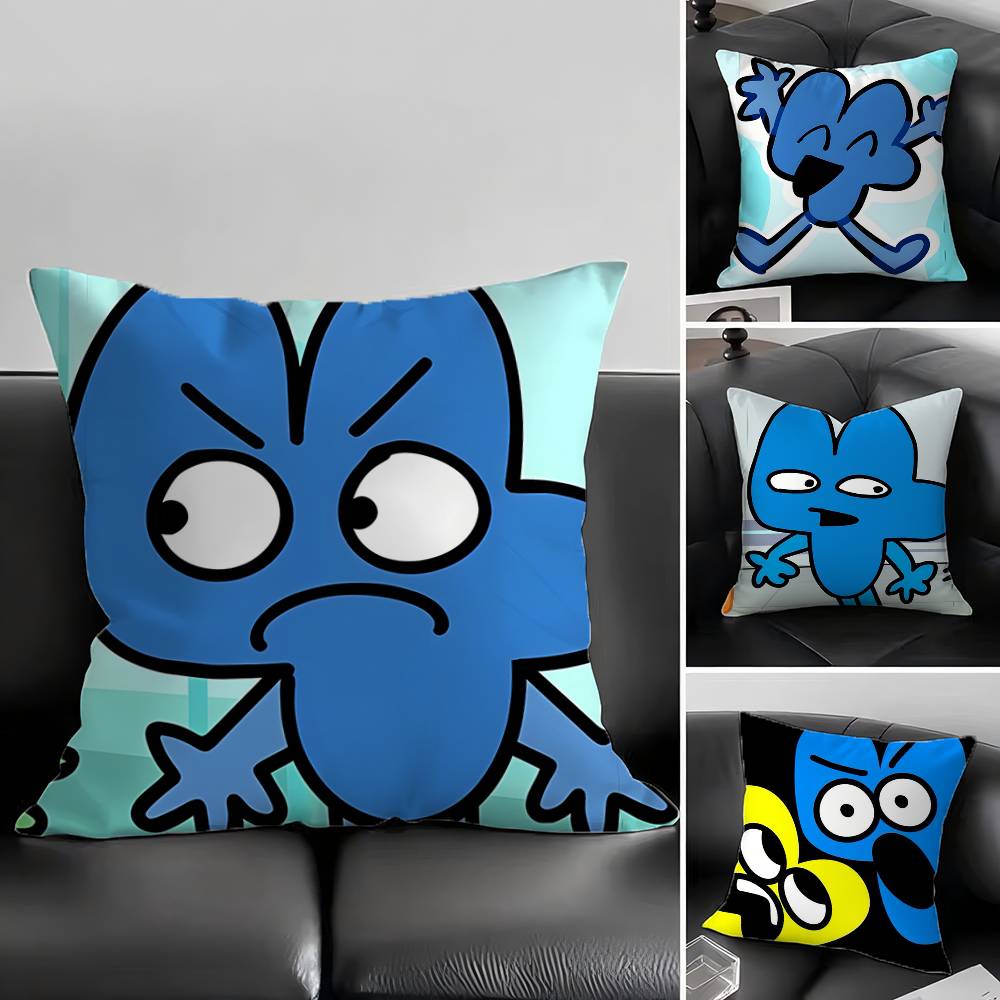 1 Stück Lustige Anime BFDI Kissenbezug Quadrat Schlafzimmer Sofa Freizeit Komfort Kissen Auto Wohnzimmer Heimdekoration