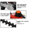 1 Set 24 Inch Fuel-efficient Low Voice High-powered Hedge Trimmer Double Side Blade 26cc Gas Bush Cutter