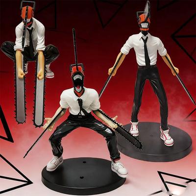 Neue Chainsaw Man Anime Figur Power Denji Actionfigur PVC Chainsaw Man Power Statuette PVC Erwachsenen Sammlermodell Puppe Spielzeug