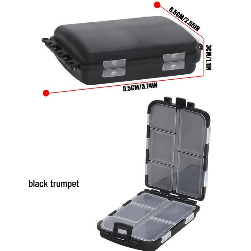Double-Layer Mini Fishing Tackle Box for Small Lures and Hooks