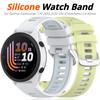 Curea de ceas sport din silicon bicolore Pentru Garmin Forerunner 965 955 945 935 745 170, Curea de înlocuire cu eliberare rapidă de 20mm/22mm cu găuri respirabile