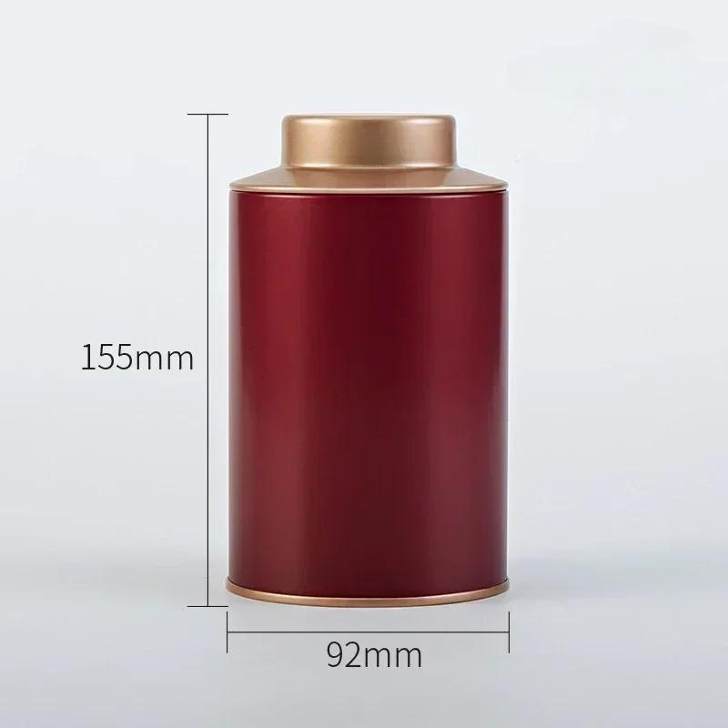 Boîtes à thé en métal à l'ancienne de style chinois vintage avec sangles et couvercles en étain, rangement de bonbons, petits articles de rangement, boîte d'emballage de thé