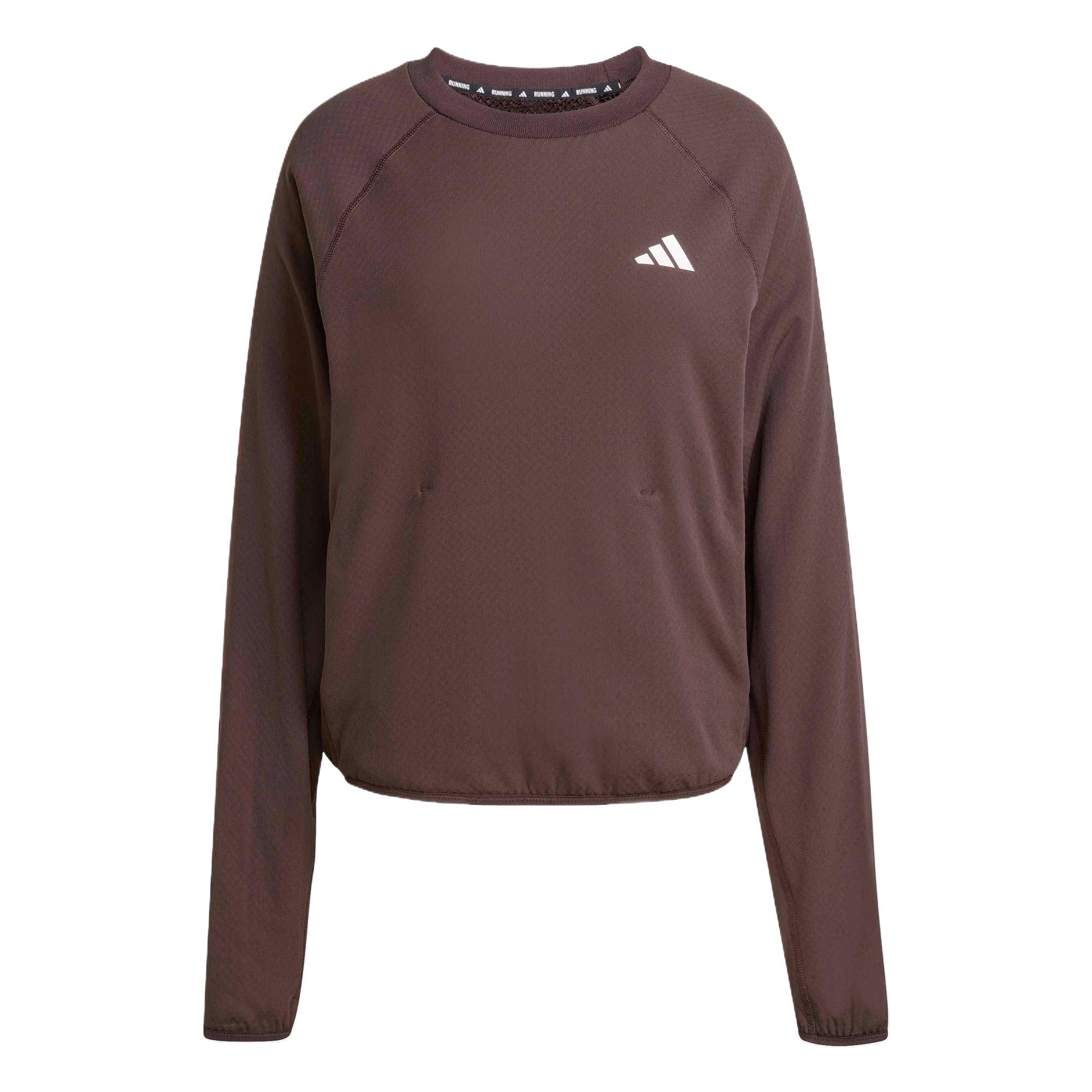 

Adidas Женская теплая толстовка с длинным рукавом и круглым вырезом, однотонная, KC8386 XS