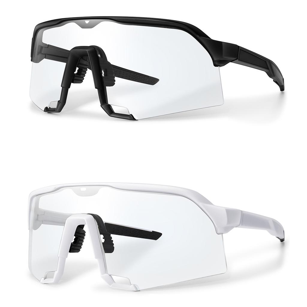 Trendy Photochromic Sunglasses Men Women Oversize Shades For Outdoor Mtb Bicycle Cycling Runnging Eyewear Windproof Goggles