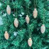 Christmas Glass Decorations pinecones/Christmas Tree Pendant decorations/Handmade Creative Pinecone Decorations Gifts