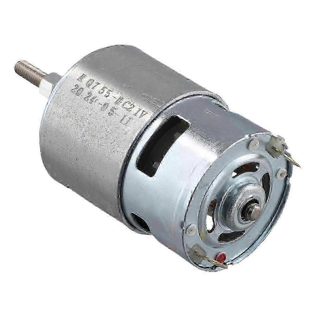 755 DC Motor for Weed Trimmer 21V Grass Cutter Motor with Long Shaft for Efficient Weed Cutting and Js Less