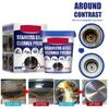 Pulitore per Pentole Acciaio Inossidabile Pasta Pulente Rimuove Macchie da Pentole Padelle Crema Pulente per Elettrodomestici Unti 100g
