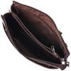 Interesting Clutch for Men Made of Genuine Textured Leather with Crocodile Embossing CANPELLINI 21554 Brown