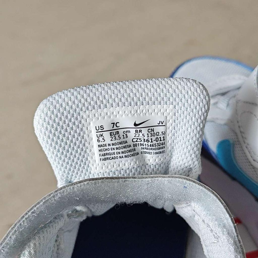 Nike Air Max SC TD Pure Platinum Blue Lightning Baby Sneakers Grau Weiß Deep-Royal-Blau CZ5361-011