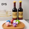 Silicone Wine Bottle Stoppers Mushroom-Shaped Bottle Wine Cork Freshness Preserver Leak-Proof Kitchen Gadget
