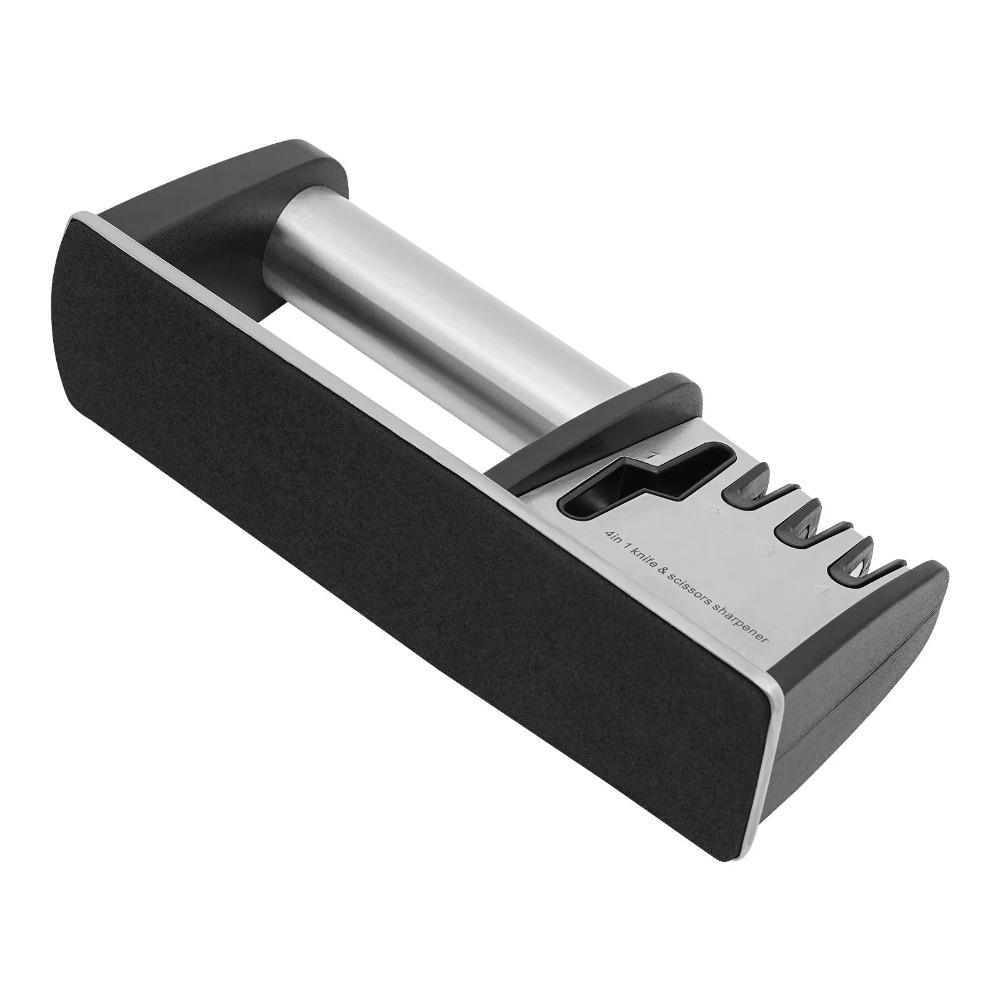 Handheld Kitchen Sharpening Stone Manual Whetstone Household 4 in 1 Sharpener  Canteen