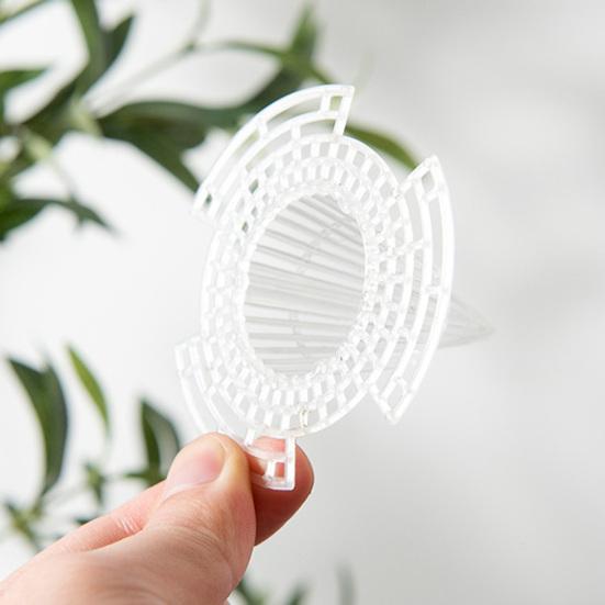 5Pcs Plant Bottom Grid Breathable Conical Design Plastic Protect Soil Loss Bonsai Mat Garden Supplies