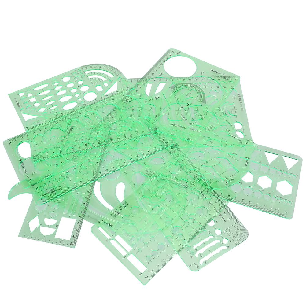 12pcs Ruler Set Curve Shaped Grading Rulers for Sewing Pattern Designs Drawing Template