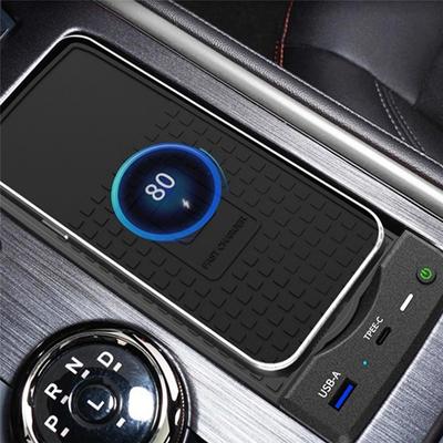 Precise Car Wireless Charger For Ford Mondeo 2022 2023 Accessories Fast Cell Phone Charging Plate Adapter