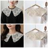 Cape Knitted Shawl Cloak Blouse Shoulders Fake Collar Elegant Lace Fake Collar  Clothes Decoration
