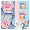 Keypoints Marker Index Sticker Diary Planner Sticker Note Tabs 100 Sheets Sticky Labels  Stationery