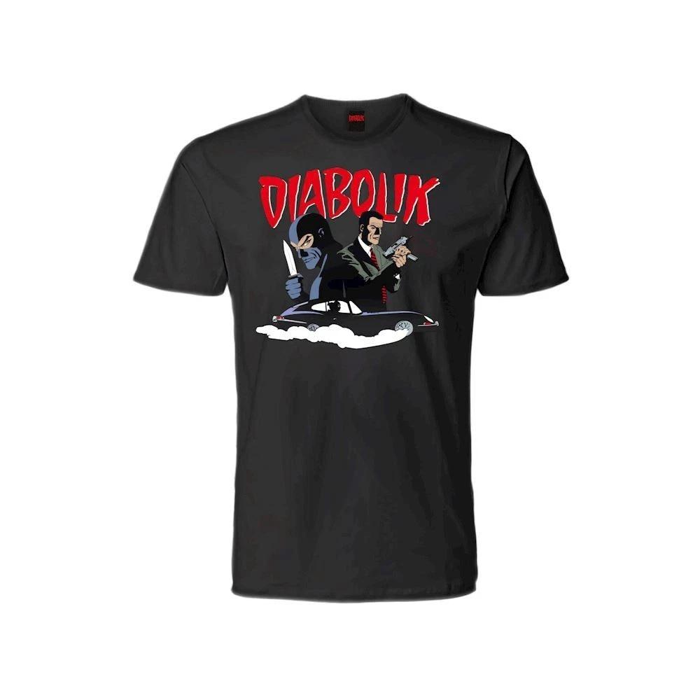 Genuine Diabolik and Ginko Official TShirt Tee Black S