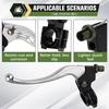 LOCOPOW 7/8" 22mm Left Clutch Brake Handle Lever for Coleman CT200U CT100U for Honda CRF 50 100 150 CRF450R XR100 200 XR250 Suzuki DR200 YZ80 85 125