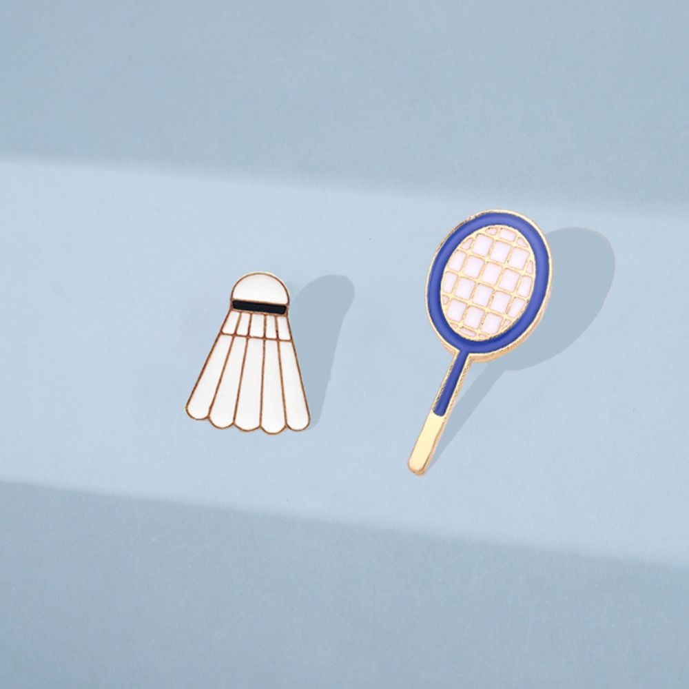 Volleyball Dripping Oil Brooch Basketball Metal Badge Cute Sports Ball Enamel Pin Decoration