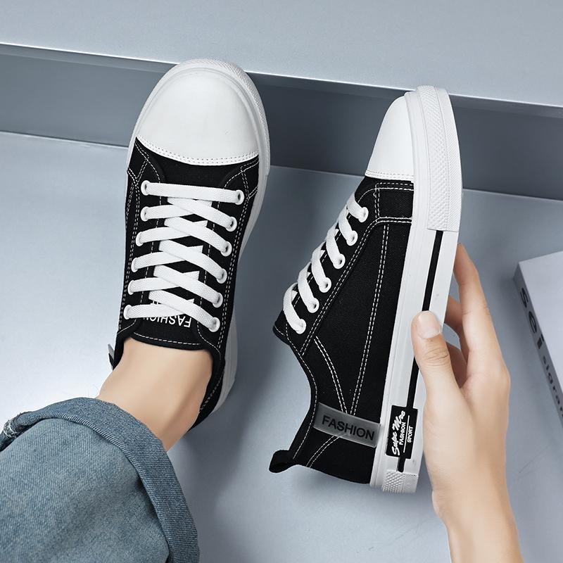 Summer Youth Versatile Canvas Shoe Outdoor Student Campus Style Leisure Sports Fashion Skateboarding  Low-top Couple StyleShoes