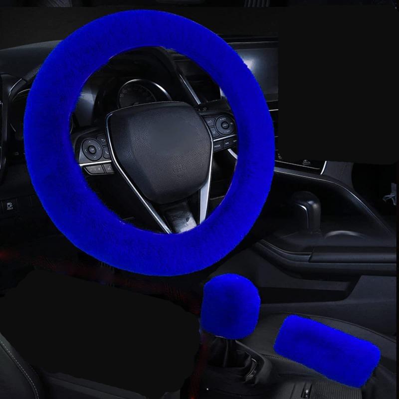 Husă Volan Pluș Blană Iepure Imitație Elastică Iarnă Caldă Anti-alunecare Husă Mâner Unisex