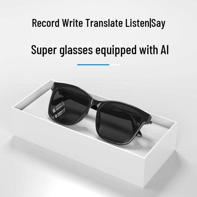 HY-C8 AI Glasses: Wireless Bluetooth Earphones with Real-Time Translation & Multilingual Subtitles