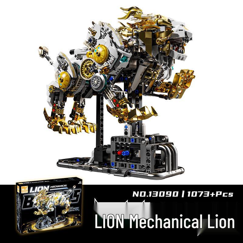 Lego-Compatible Electric Mechanical Whale Building Kit - Challenging DIY Animal Model Toy for Boys