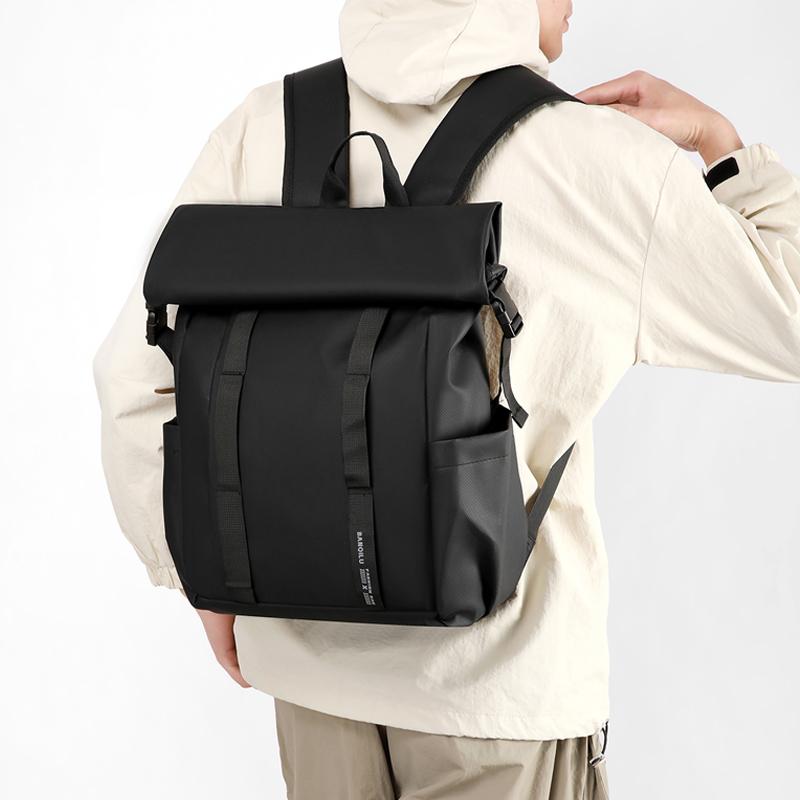 Computer Backpack Men's Business Backpack Large Capacity Water-repellent College Student Schoolbag