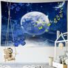 Moon Star Butterfly Tapestry Wall Hanging Night View Bohemian Hippie Carpet Gypsy Psychedelic Tapiz Magic Room Decor