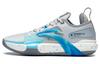 Speed 9 Premium PRM Flach Rutschfest Abriebfest Niedrig geschnitten Basketballschuhe Herren Grau Blau ABAT023-3