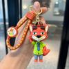 Disneys Zootopia Keychain  Cartoon Character Keyrings Judy Nick and Chief Bogo Couples Bag Accessories and Holiday Gifts