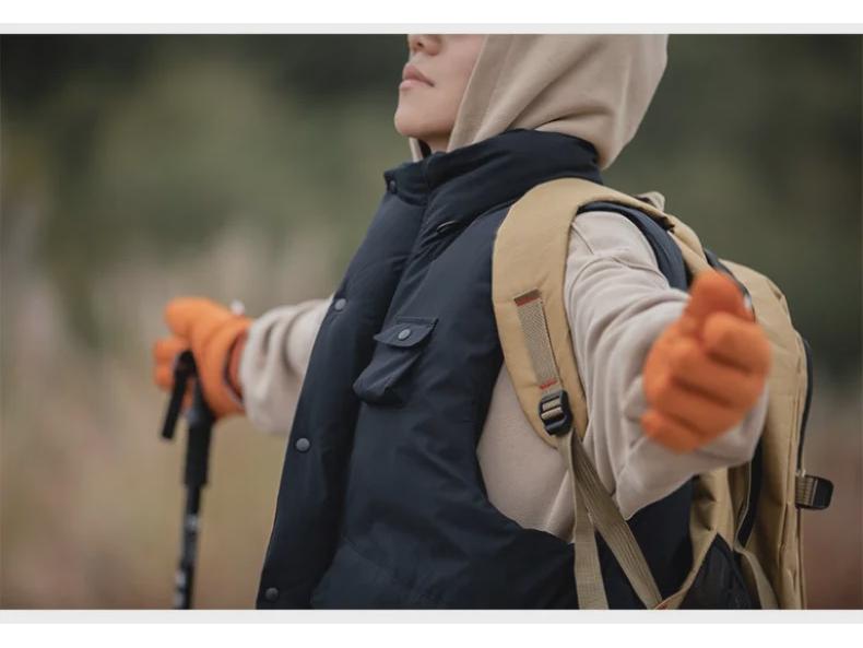 Men's Trendy Winter Cotton Vest - Functional Outdoor Wear with Thick, Warm Insulation