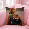 AAnne with an E Pillow Healing TV Cushion Cover Linen Pillowcase Cover Soft Decor for Sofa Home Room