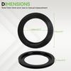 3pcs RV Toilets Seal Flush Ball Seal Gasket Kit Replacement 385311658 for Dometic 300/310/320 Series Solve The Leakage Problem