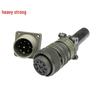 Heavy Duty 9-Pin Male-Female Connector, US Standard Plug (MS3106A20-16S Socket, MS3102A20-16P)