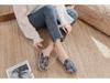 Spring 2021 Women's Linen Plaid Shoes - Breathable Sewing Line Mori Girl Style